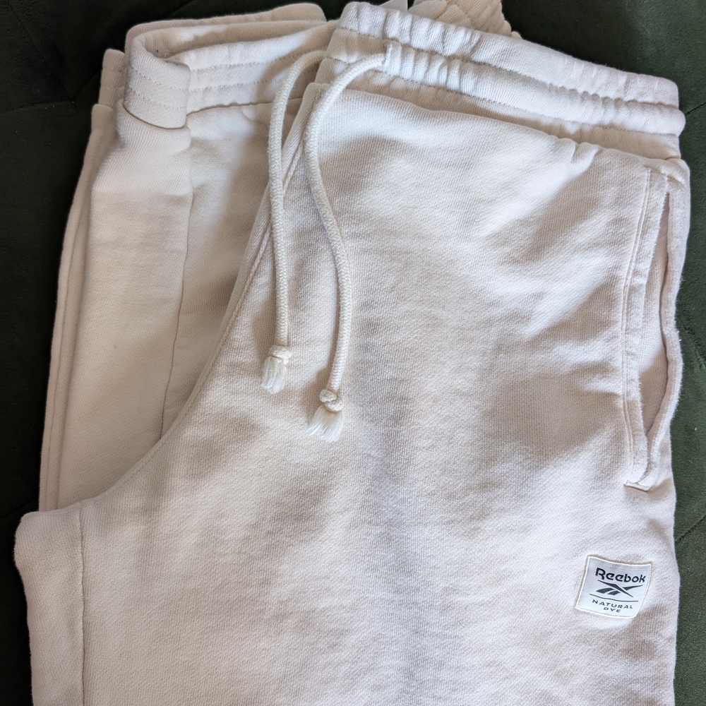 Reebok Off-White Jogger Pants